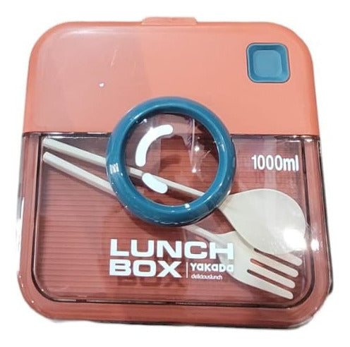 Yakada Lunch Box 1000 ml with Cutlery 3