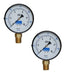 Beyca Manometer 10kg 63mm 1/4 Bottom Air Water Gas 1