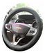 Black Steering Wheel Cover for Car - 37/38cm 0