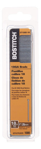 Clavos Brad Bostitch De Calibre 18, 1 Pulgada, 1000un 1