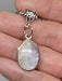 Moonstone Pendant with Surgical Steel Chain 6