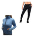 Women's Sports Set! Lycra Sweatshirt + Lycra Cuffed Pants 0