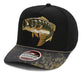 Paramount Outdoors Fishing Truckers Hat with ComfortSnap, Black Bass Design 0