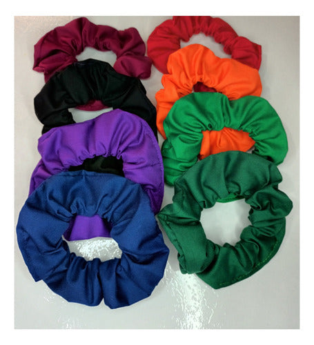 Wholesale Plain Scrunchies 1
