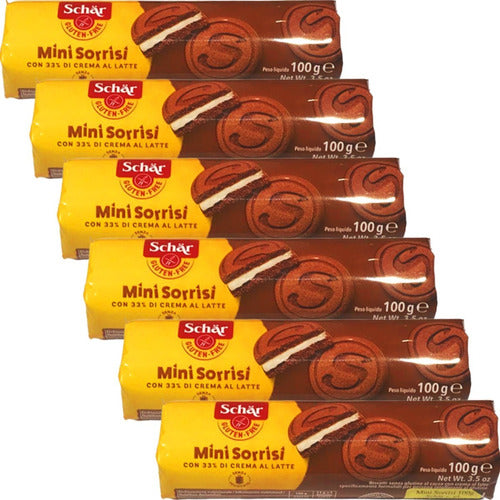 Combo X6 Mini Sorrisi Schar Gluten-Free Cookies 0