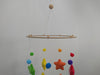 Nahuel Fulleda Montessori Baby Crib Mobile with Hearts and Stars - Handmade 2