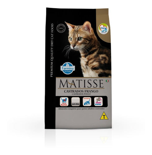 Matisse Gato Castrado Pollo 2 Kg Con Regalo 0