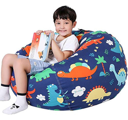 Lukeight - Bean Bag for Plush Animal Storage 0