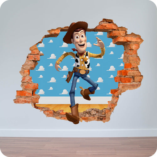 Arte Grafico 3D Wall Decal Toy Story Woody 100x100 0