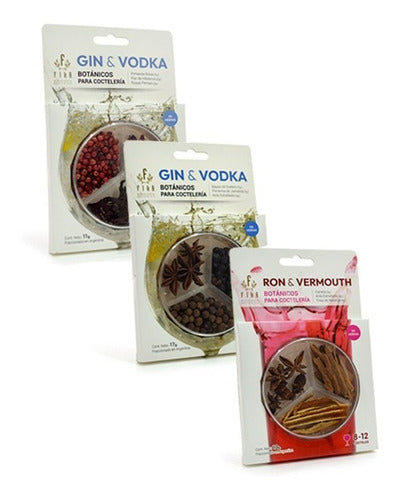 FIKA Combo Botanicals for Gin, Vermouth, and Vodka Cocktail Mix 0