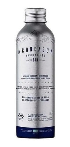 Aconcagua Gin Handcrafted London Dry Aluminum Bottle 500ml 0