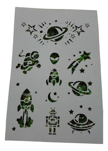 Stencil  Infantiles X 4 Unidades Promocion!! 0