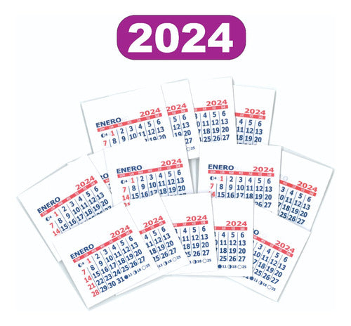 200 Mignon Calendars 5x5 cm 2025 - Devoto 5