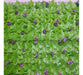 Artificial Climbing Plant Roll with Grass Leaves Wall Fence Flowers 5