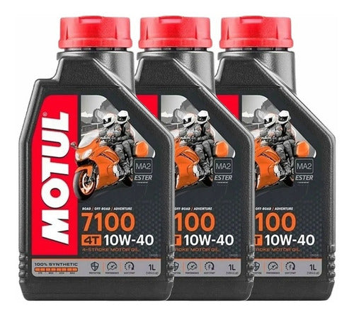 Kit Suzuki Vstrom 1000 Filtros Aceite Aire + 3ltr 7100 10w40 6