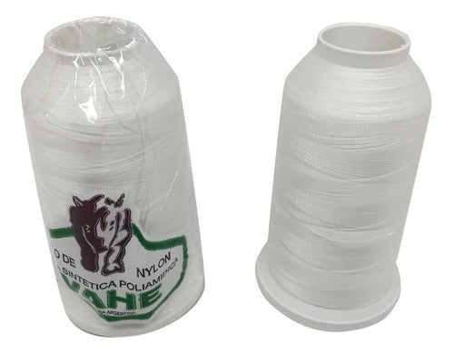 Vahe Nylon Thread White for Leather N°60 - 1500 Mts x 5 Units 0