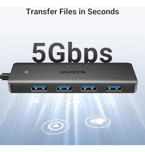 Ugreen Hub Usb 3.0, 4 Puertos Usb A Splitter 2