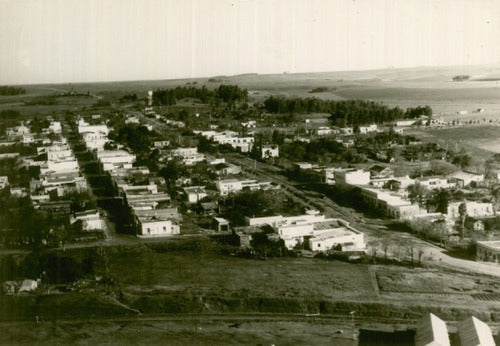 Pueblo Guichón Paysandú En El Año 1956 - Lámina 45x30 Cm. 1