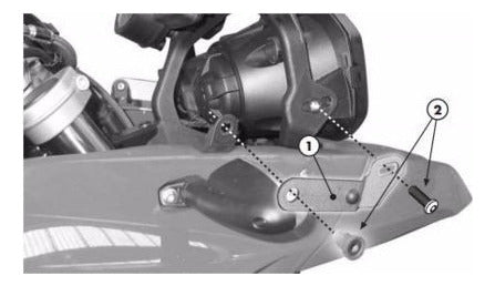 Givi Kit Anclajes Parabrisas BMW GS 650 800 F 08 17 D333kit 1