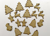 50 Arboles Pinos Navidad Fiestas Fibrofacil Mdf 5cm Formas 2