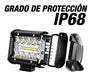 Juego X2 Faro Barra Auxiliar Led Spot 6500k 18w  Envío 3