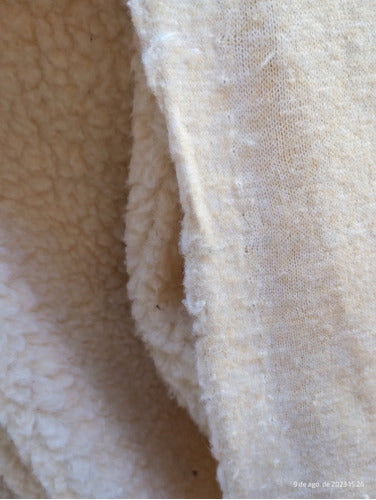 Natural Stiff Sheepskin Fabric 6