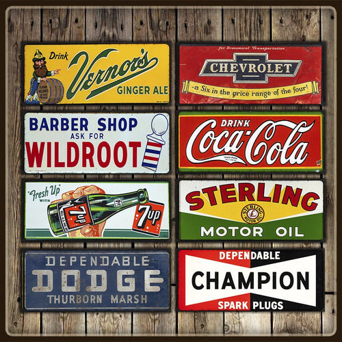 Coca Cola Retro No Chapa - #46 - Vintage Decorative Sign 5