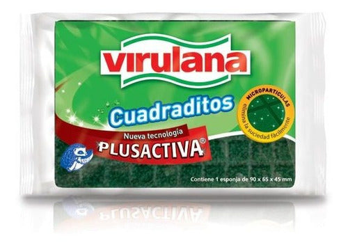 Virulana Pack of 3 Fibesponja Cuadric and 1 Unit 0