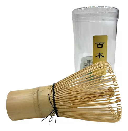 Generic Matcha Whisk Set with Ceramic Holder & Bamboo Spoon 1