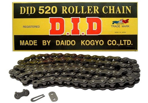 DID Chain 520 X 118 Japan Without O-ring - Trapote Racing 0