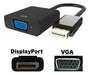 Generic Display Port to VGA Adapter Converter 1