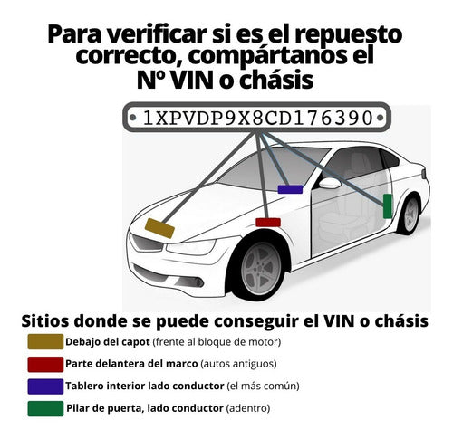 Juego De Aros Daihatsu Charade G-100 3 Cilindros 89 En Adela 1