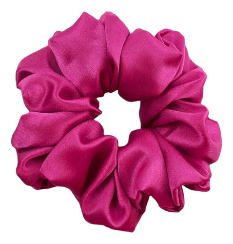 Luxe Satin Solid Color Scrunchies 3