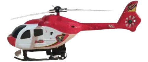 Genérica Helicoptero Grande + Camioneta Combo En Burbuja Juguete 0