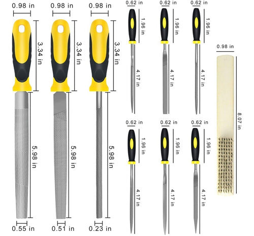 Kapoua Kit Lima Escofina Acero Forjado Para Madera Metal Industrial 1