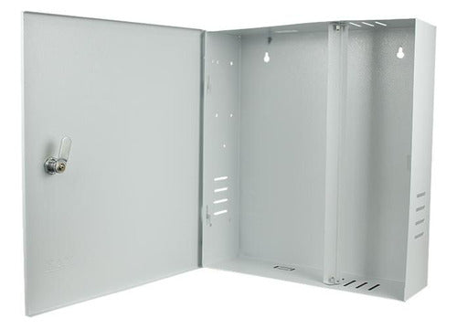 Rack Mini Fine Max Eletron Gabinete Branco Para Alojar Dvr 2