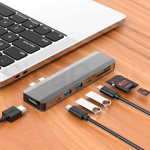 PicaGeek USB-C 6 in 2 Hub Adapter for Mac 2