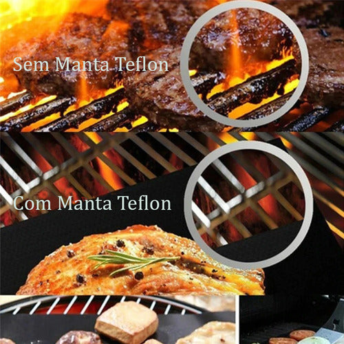 Manta Esteira Teflon Antiaderente Grelha Grill Churrasco Top 5