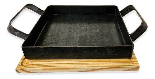 Grilom.H Cooking Set: Griddle with Serving Table 0