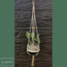 Handmade Macrame Hanging Plant Holder with Wooden Beads 1