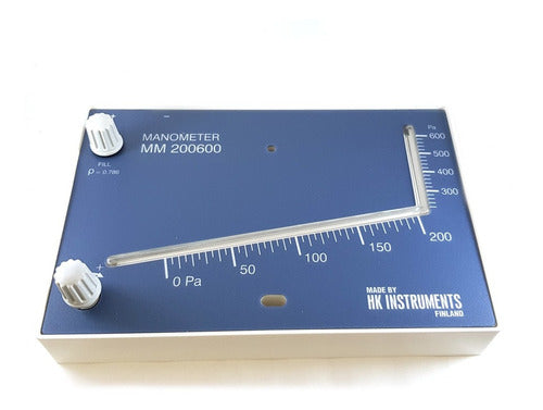 HK Instruments Differential Pressure Manometer with Inclined Arm - Filters 0