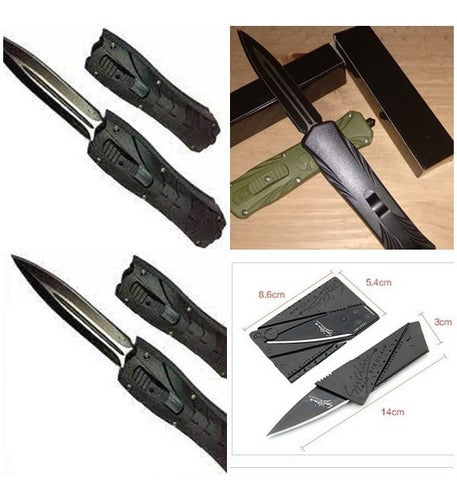 Cuchillo Navaja Frontal,  Militar Policial + Regalo Navaja 0