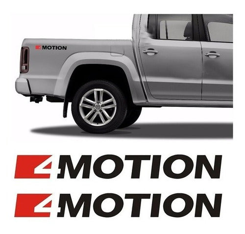 Galatea Designs Vinyl Side Stickers VW Amarok 4Motion Set 1