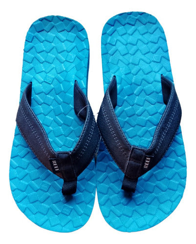 Reef Major Blue Flip Flops for Men 0