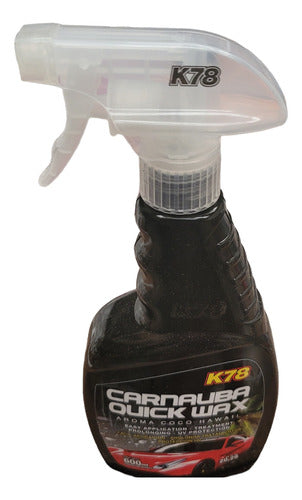 K78 Carnauba K78 Quick Wax Maintenance with Trigger 600ml 0