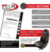 Team Funda Cubre Asiento Cuero Acolchado Fiat Mobi 4