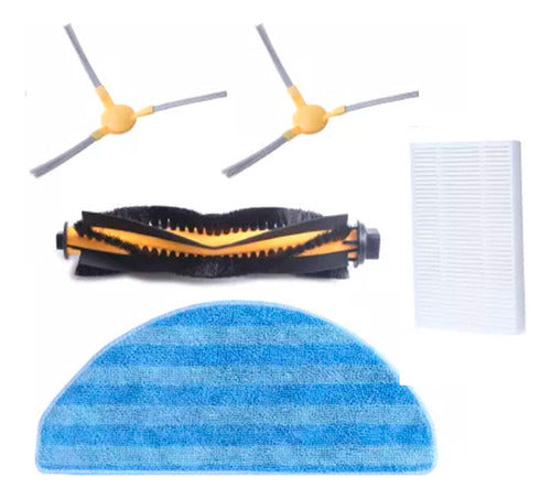 Gadnic Robot Vacuum Cleaner Parts Kit Z900 - 3 Brushes + Mop 0