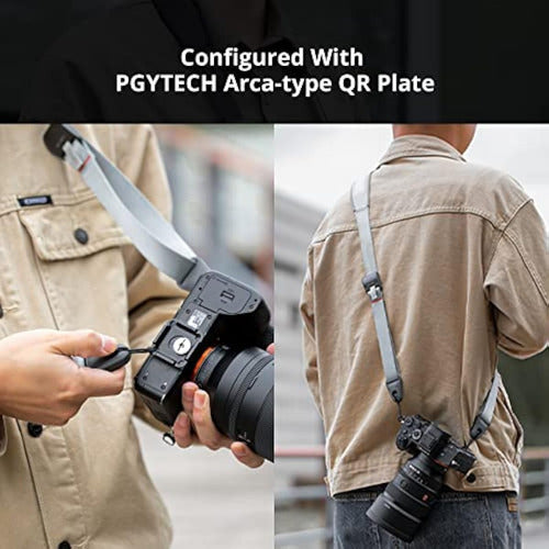 PGYTECH Shoulder Strap for Camera (Gray) + Quick Release 1