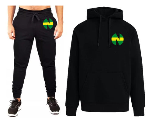 LyO__STORE Hooded Sweatshirt and Jogging Pants Set 0