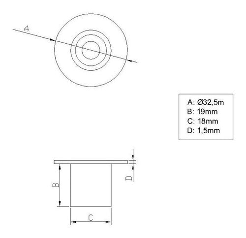 Luz De Cortesia Pontual Cor Branca Com Led Branco 1